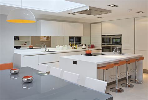 modern white kitchen cabinets